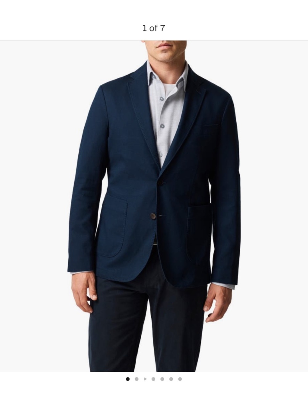Rodd&Gunn sport coat navy color.